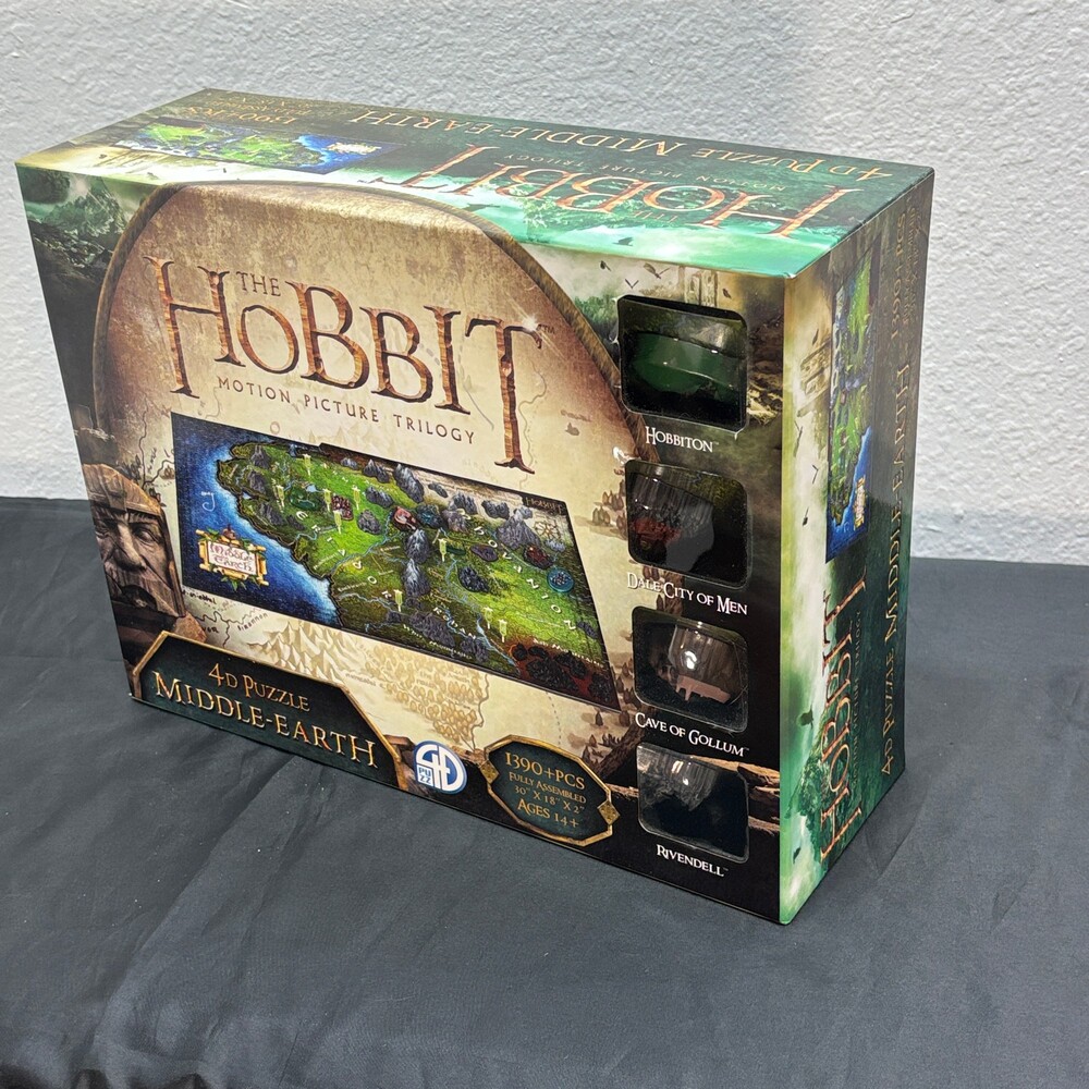 The Hobbit Middle Earth 4D Cityscape Puzzle